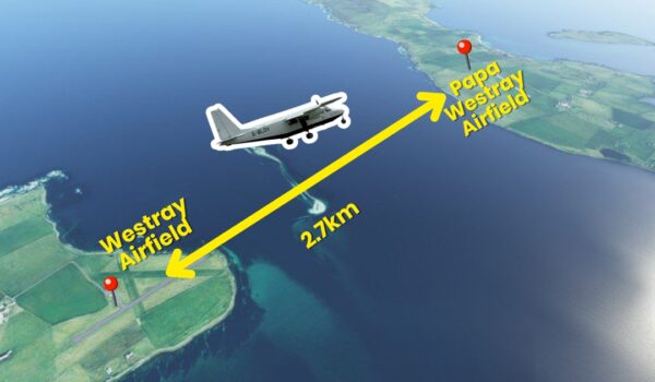 Fun Aviation Fact: The World’s Shortest Commercial Flight Lasts About 90 Seconds!